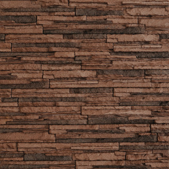 Obklad Vaspo kameň považovaný hnedá 6,7x37,5 cm reliéfne V53202