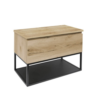 Kúp. skr. s doskou a konšt 60 cm dub BWAY60OAKDESK