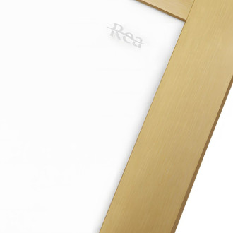 REA Sprchovací kút City 80x100 Brush Gold KPL-K74502 KPL-K74502