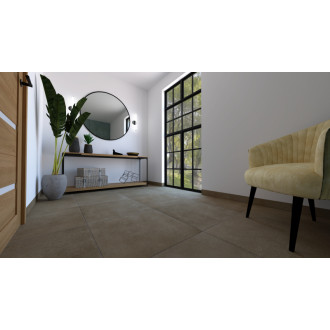 Dlažba Fineza Project hnedá 60x60 cm mat DAK62375.1