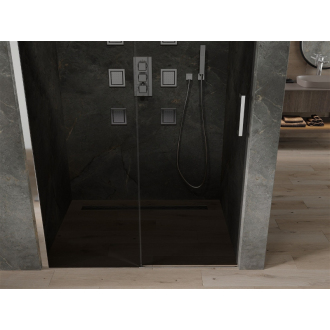 MEXEN OMEGA sprchové dvere 120x190 cm 8 mm chróm-dymové 825-120-000-01-40