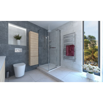 Obklad Fineza Ancona dark grey 20x60 cm lesk ANCONA26DGR