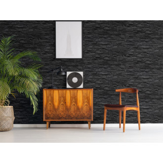 Obklad Fineza Aral Antracit 38x10 cm reliéfny ARALAN