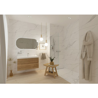 Dlažba Fineza Marble Charm biela 60x120 cm mat MARC612CWM