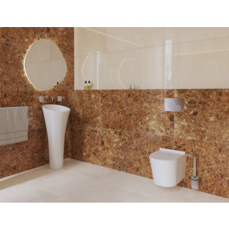 Dlažba Fineza Glossy Marbles emperador hnedý 60x120 cm leštená EMPBR612POL