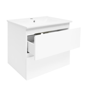 Kúp. skr. 2 zásuvky s keramickým um. 60 cm biela BWAY260WU4BI