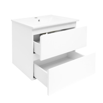 Kúp. skr. 2 zásuvky s keramickým um. 60 cm biela BWAY260WU4BI