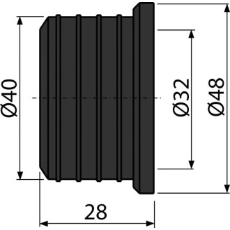 ALCA Z0003-ND Vrapová vložka 40/32