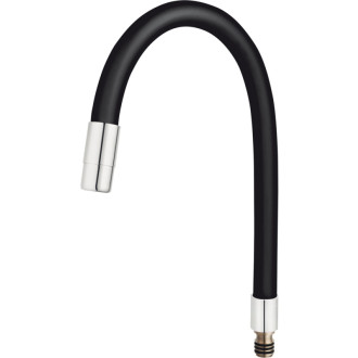 Novaservis náhradné elastické rameno, čierna / chróm RAM70710,0C
