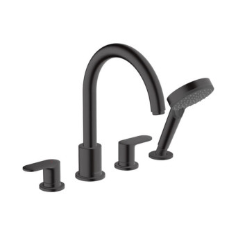 Vaňová batéria Hansgrohe Vernis Blend so sprchovacím setom čierny mat 71456670