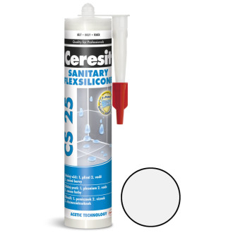Silikón Ceresit CS 25 biela 280 ml CS2501