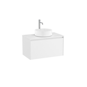 Kúpeľňová skrinka pod umývadlo Roca ONA 79,4x44,3x45,7 cm biela mat ONADESK801ZBM