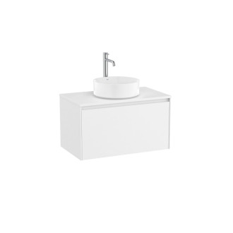 Kúpeľňová skrinka pod umývadlo Roca ONA 79,4x44,3x45,7 cm biela mat ONADESK801ZBM