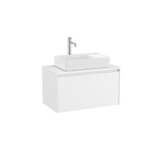Kúpeľňová skrinka pod umývadlo Roca ONA 79,4x44,3x45,7 cm biela mat ONADESK801ZBM