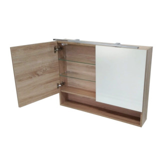 Zrkadlová skrinka Naturel Vario Dekor 90x68,6 cm lamino dub bardolino VARIOG90DB