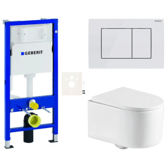 Závesný wc set do ľahkých stien / predstenová SAT SIKOGESREX72D30