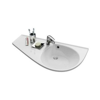 Umývadlo Ravak Avocado 85x45 cm otvor pre batériu vľavo XJ1L1100000