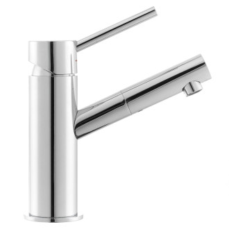 Umývadlová batéria Paffoni Birillo s bidetovou sprškou chróm BI069CRD