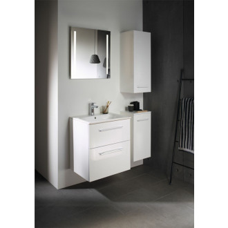 Kúpeľňová skrinka s umývadlom Geberit Selnova 60x50,2x65,2 cm biela lesk 501.236.00.1