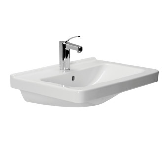 Umývadlo Jika Cubito 65x48,5 cm otvor pre batériu uprostred H8104240001041