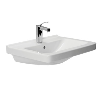 Umývadlo Jika Cubito 65x48,5 cm otvor pre batériu uprostred H8104240001041