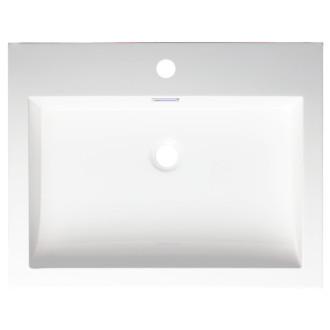 Nábytkové umývadlo Naturel Verona 60x48 cm otvor pre batériu uprostred VE6048