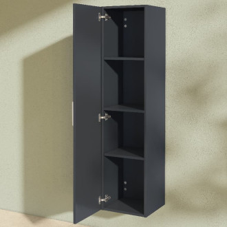 Kúpeľňová skrinka vysoká VitrA Mia 35x35x145 cm antracit lesk MIAV35A