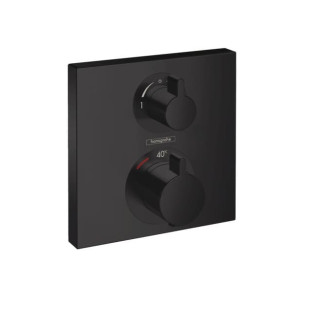 Vaňová batéria Hansgrohe Ecostat Square bez podomietkového telesa matná čierna 15714670