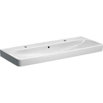 Umývadlo Geberit Smyle Square 120x48 cm dva otvory pre batériu 500.253.01.1