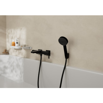 Vaňová batéria Hansgrohe Tecturis E bez sprchového setu 150 mm matná čierna 73420670