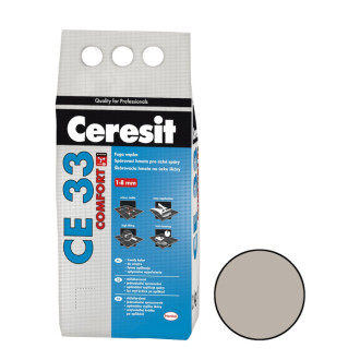 Škárovacia hmota Ceresit CE 33 sivá 2 kg CG2A CE33207