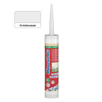 Silikón Mapei Mapesil AC striebrošedá 310 ml MAPS111