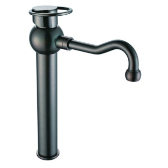 Vysoká umývadlová batéria WF Industrial bez výpuste olejom gumený bronz SIKOBWFS285