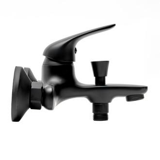 Vaňová batéria S-Line Pro bez sprchového setu 150 mm čierna SIKOBSLPRO222C