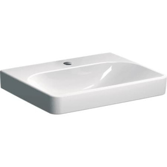 Umývadlo Geberit Smyle Square 60x48 cm otvor pre batériu uprostred 501.732.00.1