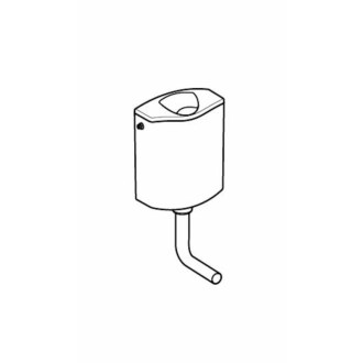 Nádržka na stenu k WC Geberit AP 136.430.11.1