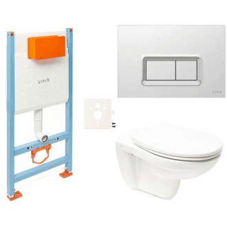 Závesný wc set do ľahkých stien / predstenová Vitra Normus SIKOVSNOR54680