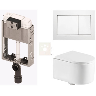 Závesný wc set na zamurovanie SAT SIKOTZREX72B