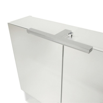 Zrkadlová skrinka Naturel Vario Dekor 75x68,6 cm lamino VARIOG75BI