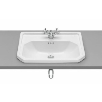 Zápustné umývadlo Roca Carmen 60x45 cm otvor pre batériu uprostred A3270A5000