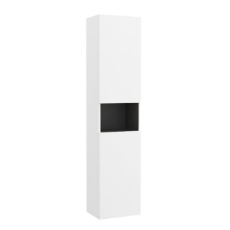 Kúpeľňová skrinka vysoká Roca ONA 40x175x30 cm biela mat A857636509