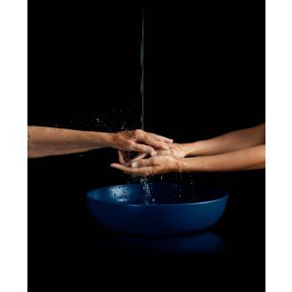 Umývadlo na dosku Kaldewei Miena 3181 38x38 cm Navyblue 909406003677