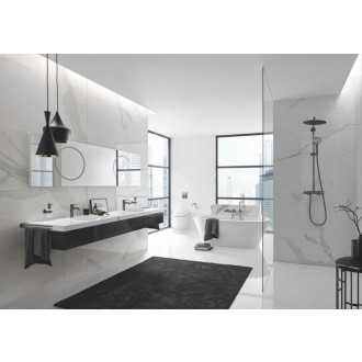 Umývadlová batéria Grohe Essence New s výpustou Brushed Hard Graphite 23589AL1