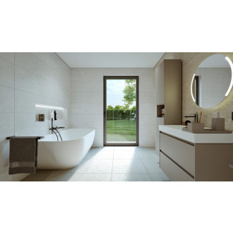 Kúpeľňová skrinka s umývadlom Roca Ona 80x64,5x46 cm piesková mat ONA802ZPML