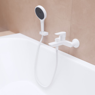 Vaňová batéria Hansgrohe Talis E bez sprchového setu 150 mm matná biela 71740700