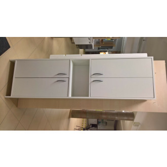 Kúpeľňová skrinka vysoká Multi Praxis 50x180x25,5 cm biela INCA50