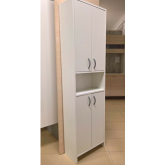 Kúpeľňová skrinka vysoká Multi Praxis 50x180x25,5 cm biela INCA50