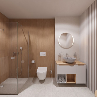 Zrkadlo bez senzora Naturel 60 cm hliník ZIL60LED