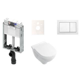 Cenovo zvýhodnený závesný WC set TECE na zamurovanie + WC Villeroy & Boch O.novo KMPLONOVO