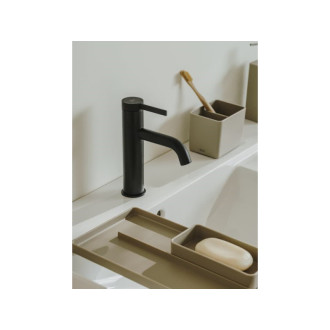 Umývadlová batéria Roca Ona s výpustou čierna A5A309ENB0